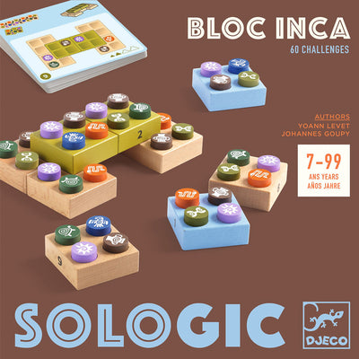 Sologic Game - Bloc Inca (60 challenges) by Djeco - Friends of K