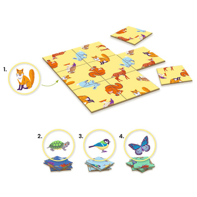 Sologic Puzzle - Impossiblo Animo (Impossible Animals) by Djeco - Friends of K