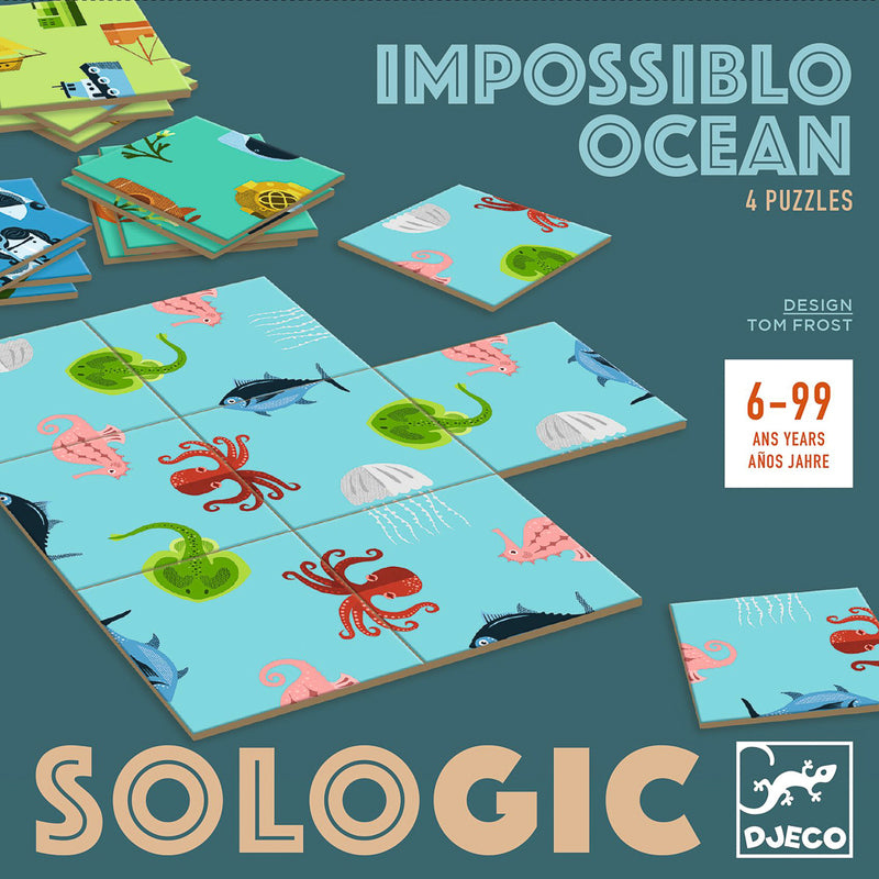 Sologic Puzzle - Impossiblo Ocean (Impossible Ocean) by Djeco - Friends of K