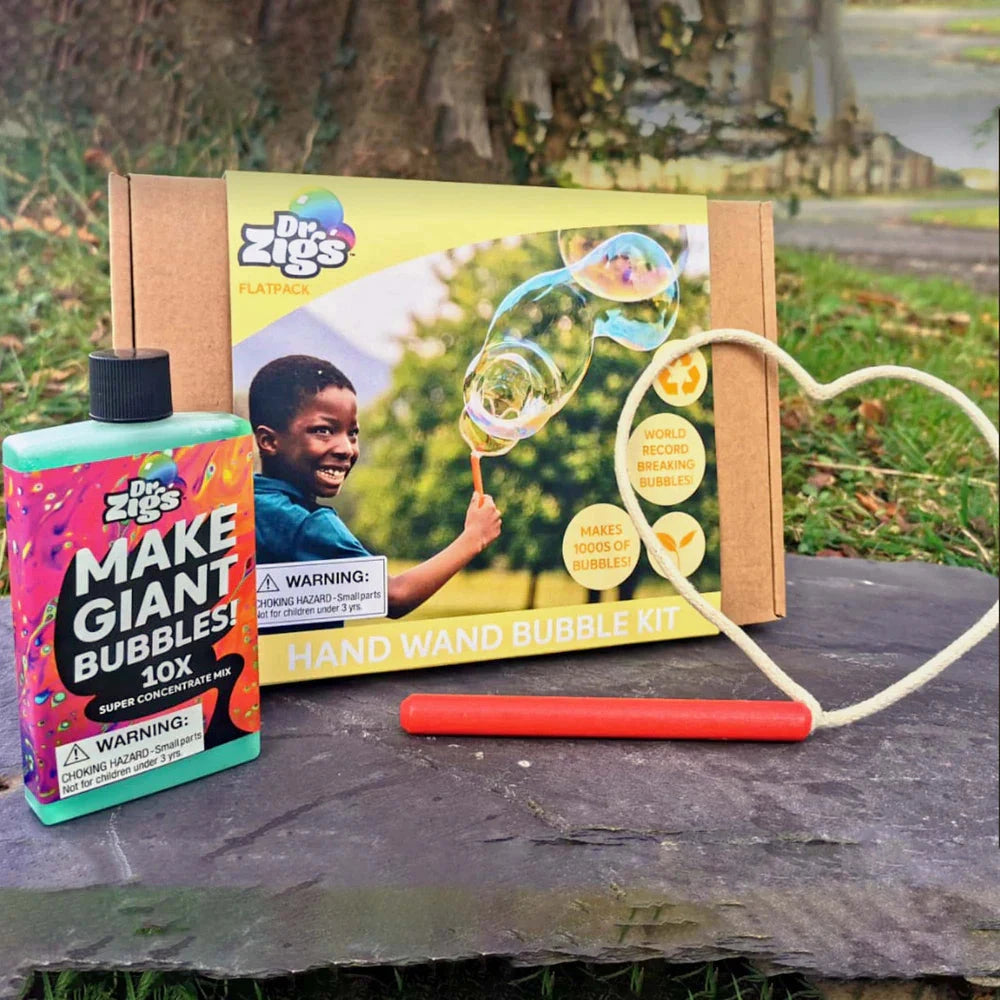 Dr. Zigs Bubble Hand Wand & Concentrated Bubble Mix Bundle Kit by Dr. Zigs - Friends of K