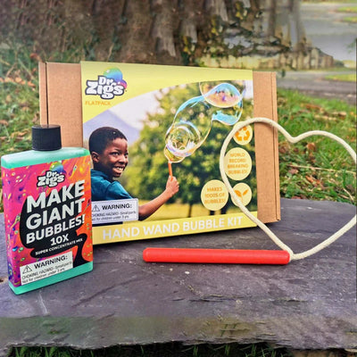 Dr. Zigs Bubble Hand Wand & Concentrated Bubble Mix Bundle Kit by Dr. Zigs - Friends of K
