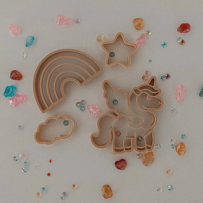 Fairytale Unicorn Playdough Eco Cutter Set by Kinfolk Pantry - Friends of K