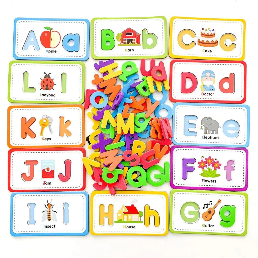 Flashcards & ABC Magnetic Letters by Curious Columbus - Friends of K