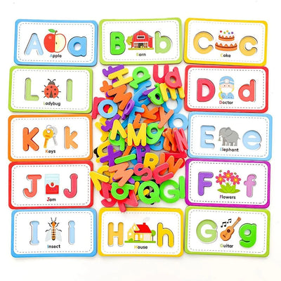 Flashcards & ABC Magnetic Letters by Curious Columbus - Friends of K