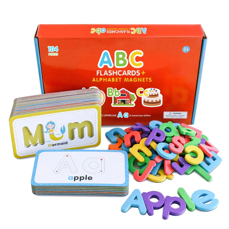 Flashcards & ABC Magnetic Letters by Curious Columbus - Friends of K