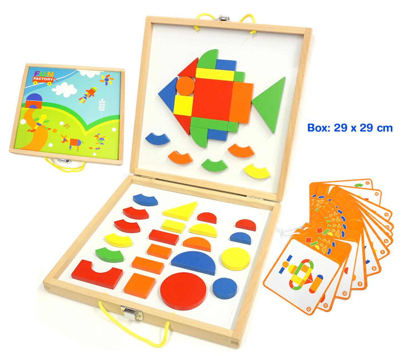Build A Pic (with magnetic shapes in carry case) by Fun Factory - Friends of K