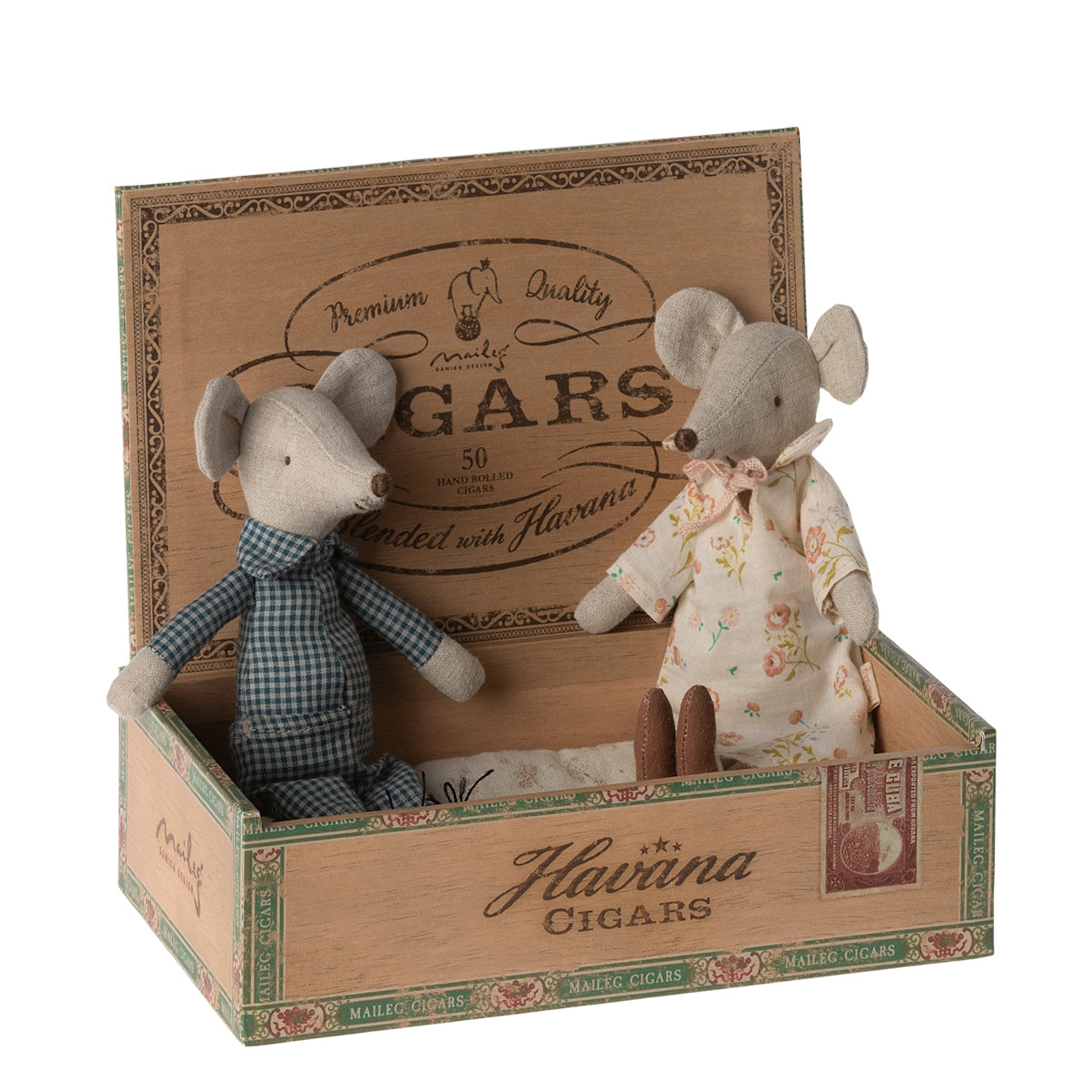 Grandma and Grandpa Mice in Box by Maileg - Friends of K