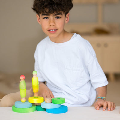 Grimm's | Conical Tower Neon Green by Grimm's - Friends of K