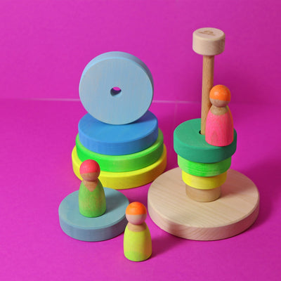 Grimm's | Conical Tower Neon Green by Grimm's - Friends of K