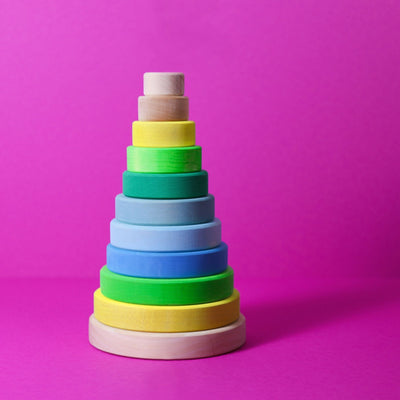 Grimm's | Conical Tower Neon Green by Grimm's - Friends of K