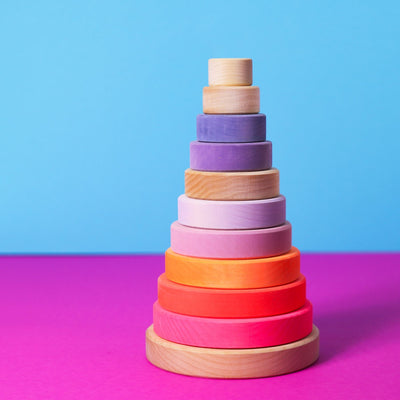 Grimm's | Conical Tower Neon Pink by Grimm's - Friends of K