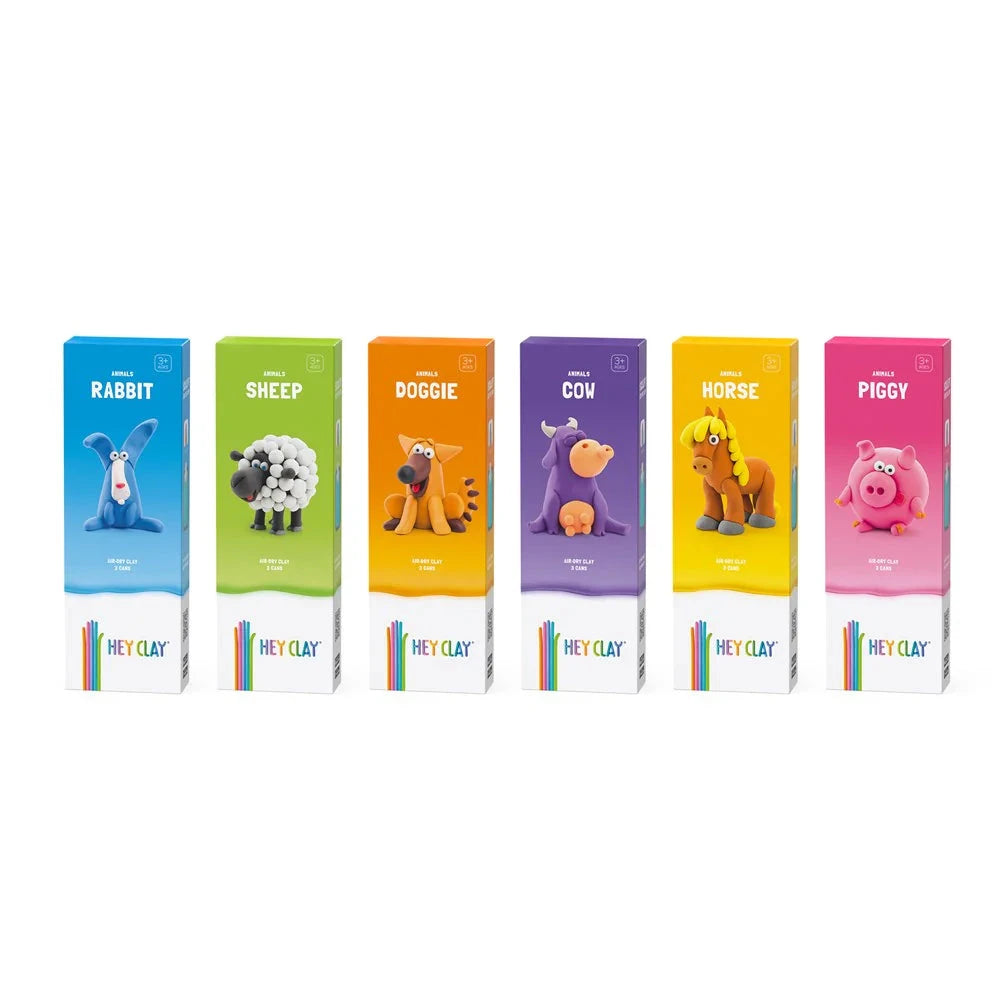 Hey Clay Animals (Single, Assorted) by Hey Clay - Friends of K