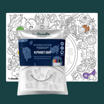 Sensory Mat | Alphabet Soup by Hey Doodle - Friends of K