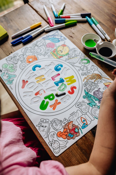 Sensory Mat | Alphabet Soup by Hey Doodle - Friends of K