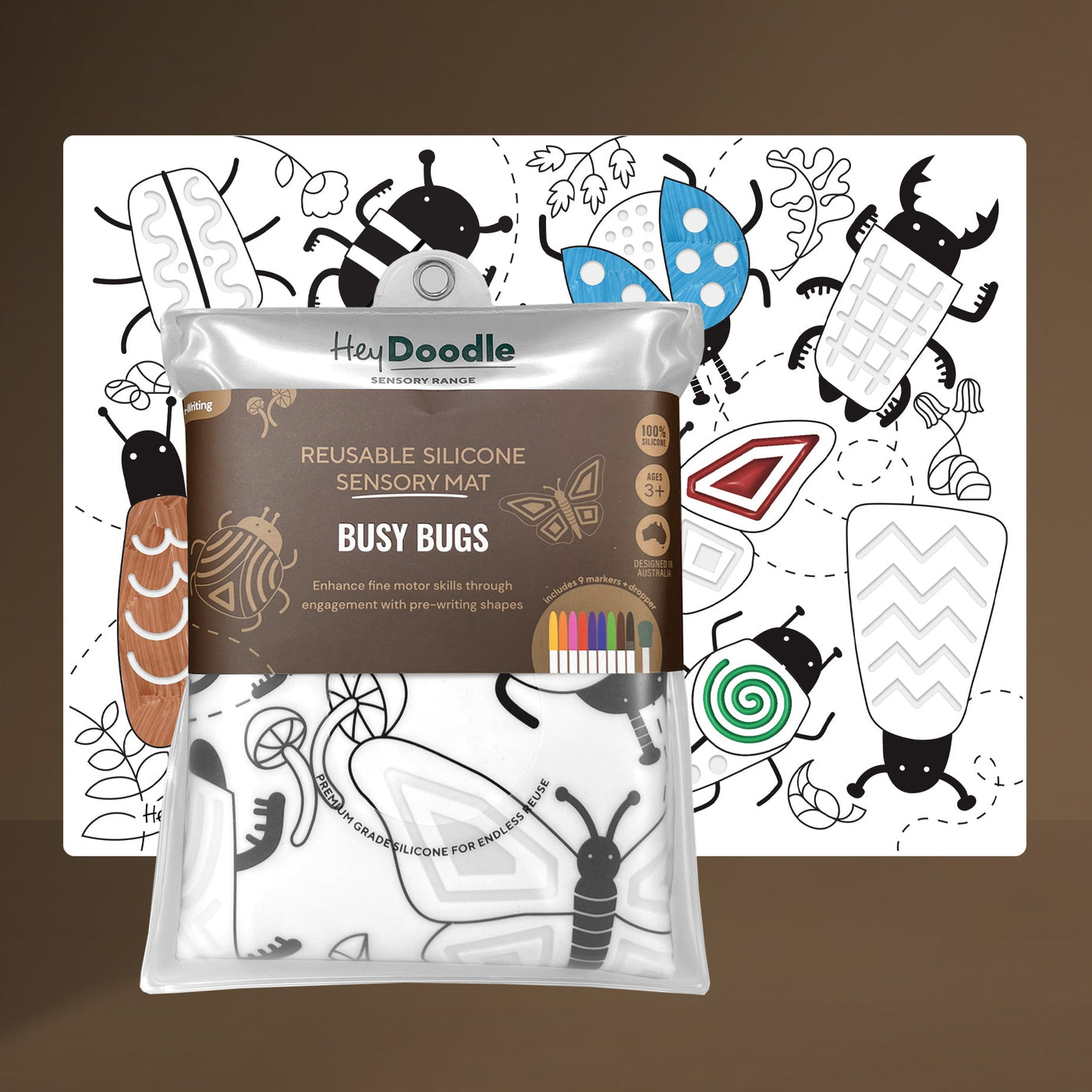 Sensory Mat | Busy Bugs by Hey Doodle - Friends of K