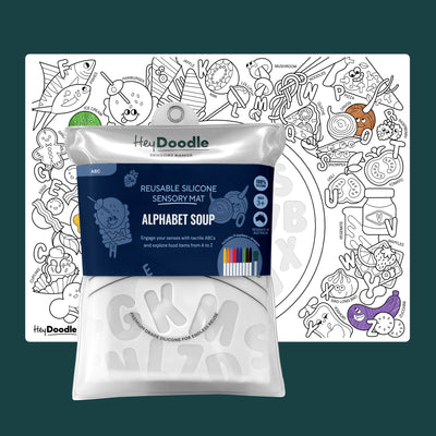 Sensory Mat | Alphabet Soup by Hey Doodle - Friends of K
