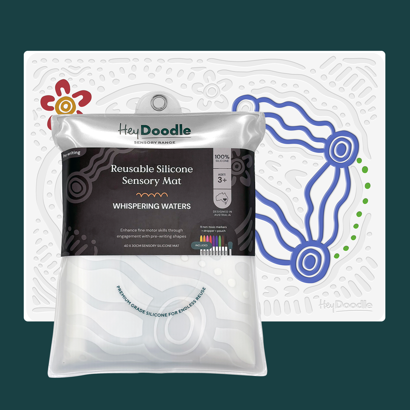 Sensory Mat | Whispering Waters by Hey Doodle - Friends of K