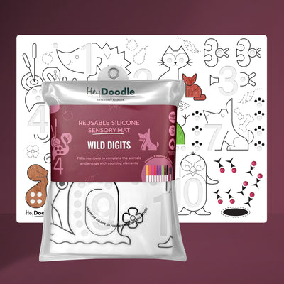 Sensory Mat | Wild Digits by Hey Doodle - Friends of K