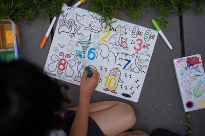 Sensory Mat | Wild Digits by Hey Doodle - Friends of K
