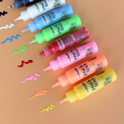 Hey Doodle | Peel & Stick Solid Paint - Easy Peel and Stickable Colours