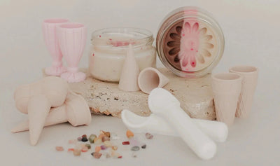 Ice cream Shop - Double Scoop Kit (Mint Sundae Cups) by Beadie Bug Play - Friends of K