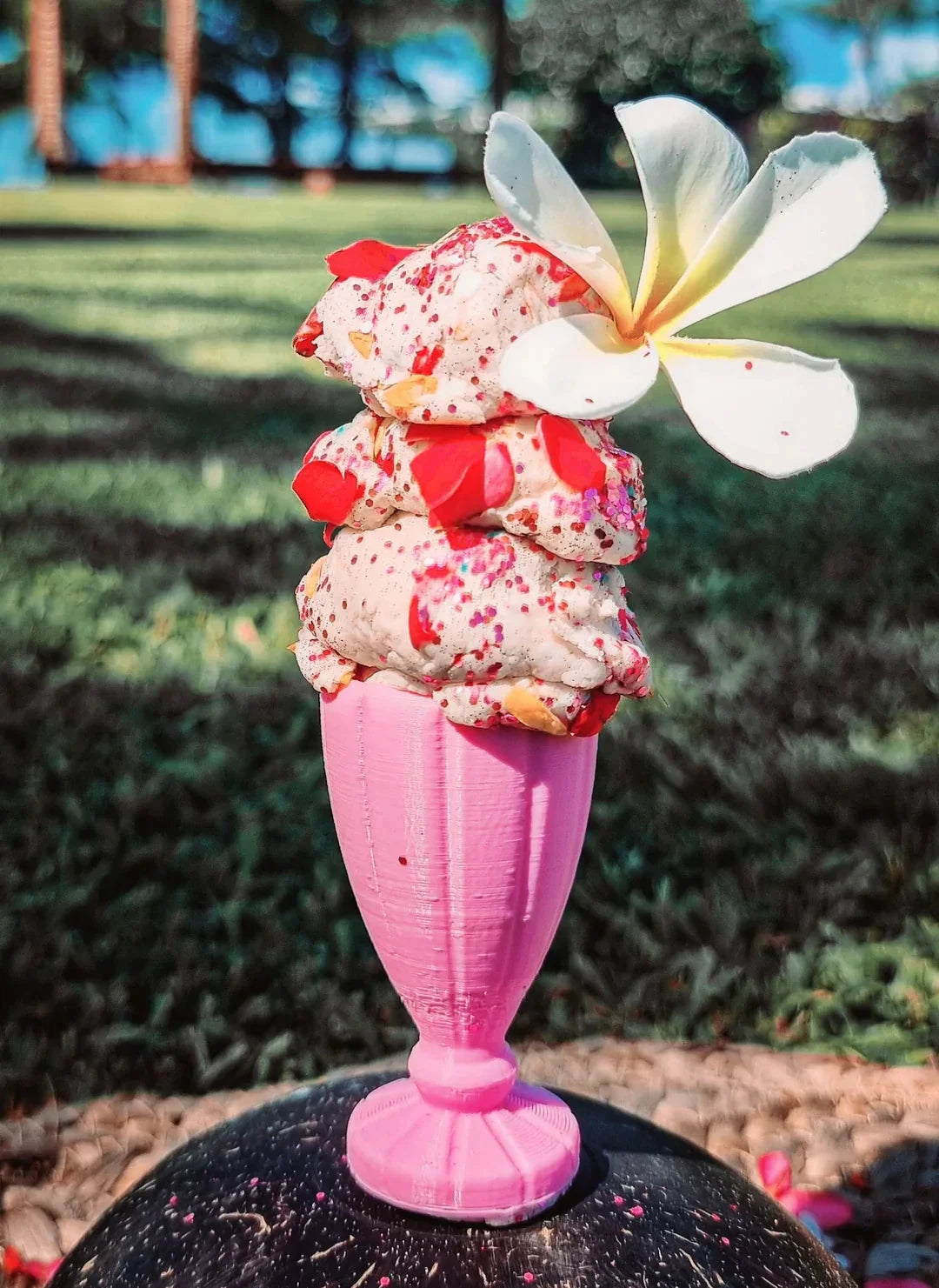 Ice cream Shop - Single Scoop Kit (Pink Sundae Cup) by Beadie Bug Play - Friends of K