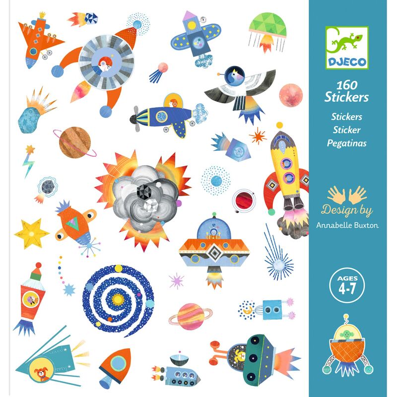 Interstellar Stickers by Djeco - Friends of K