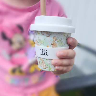 Bamboo Baby Cino Cup 120mL + 2 Straws (Assorted) by Itti - Friends of K