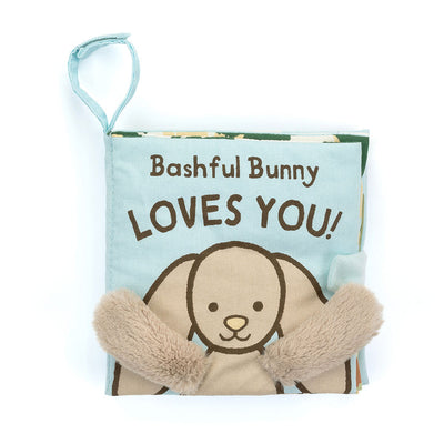 Bashful Bunny Loves You Fabric Book by Jellycat - Friends of K