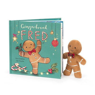 Jellycat | Gingerbread Fred Book by Jellycat - Friends of K