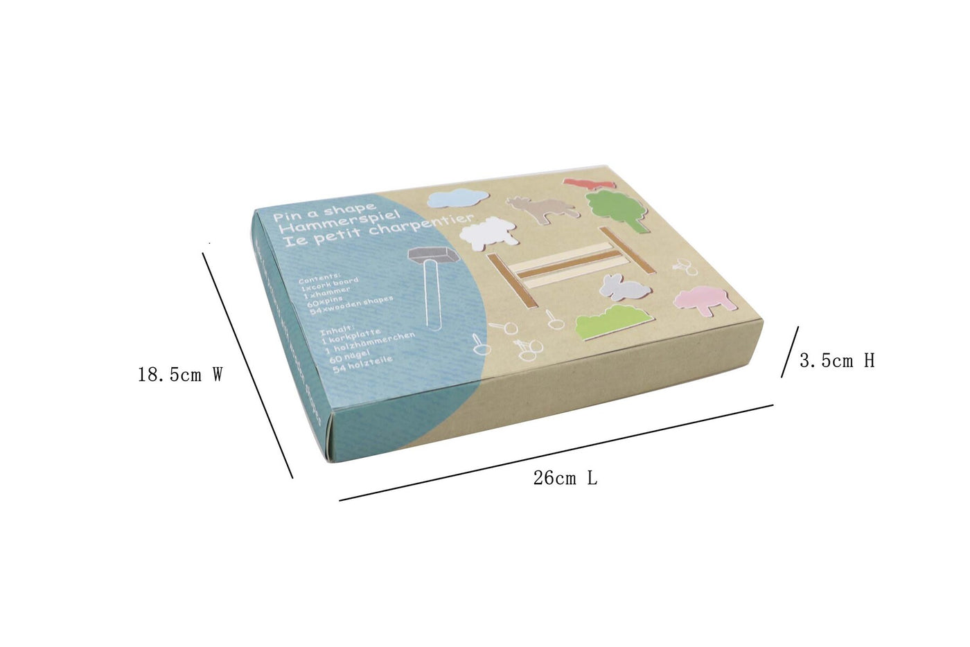 Farm Tap a Shape with Hammer Nails by Kaper Kidz - Friends of K