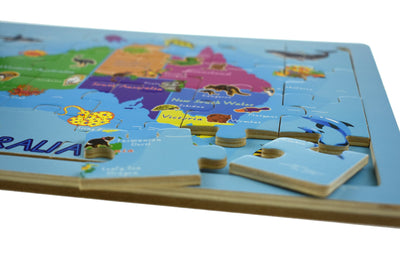 Koala Dream | 2 in 1 Australian Map Jigsaw Puzzle (24 piece) by Tooky Toy - Friends of K