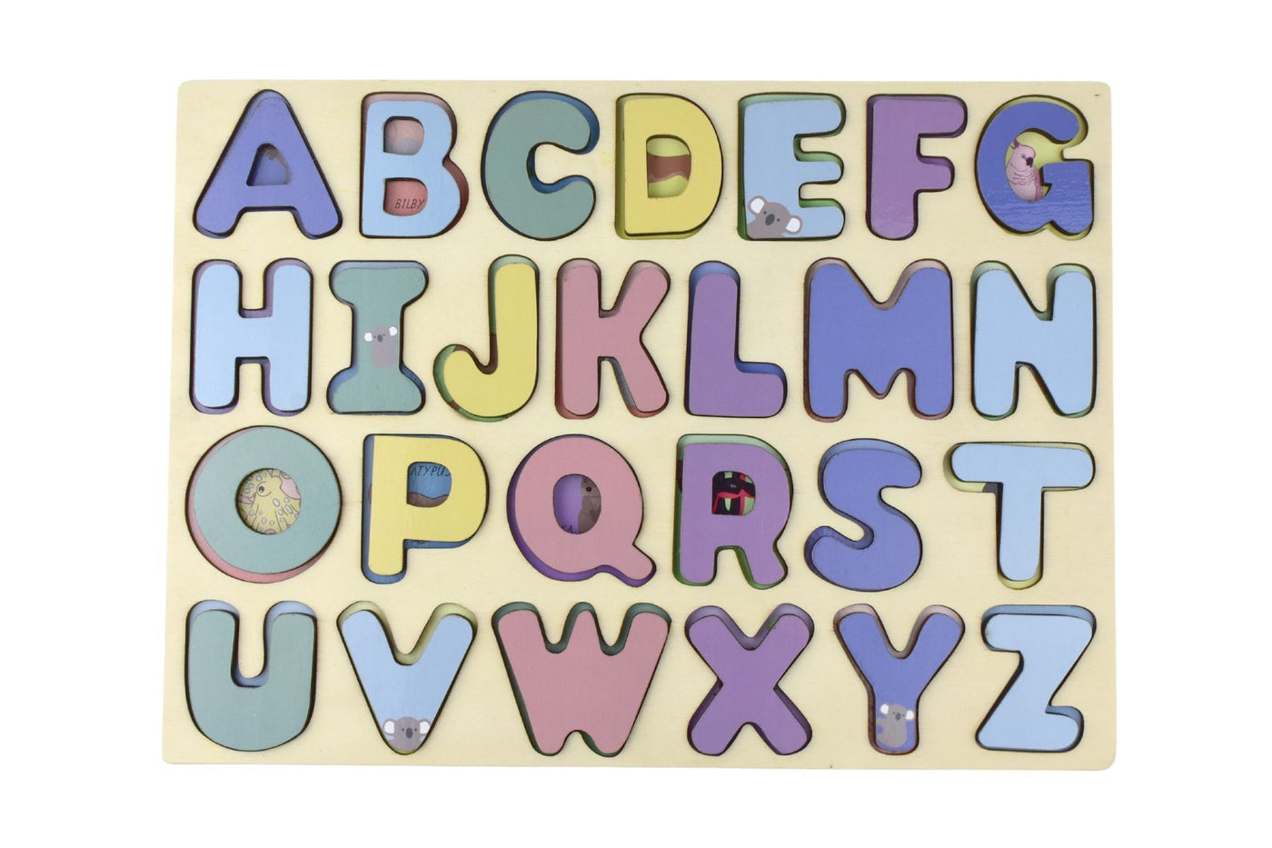 Koala Dream | Australian Animals A-Z Uppercase Alphabet Puzzle by Tooky Toy - Friends of K