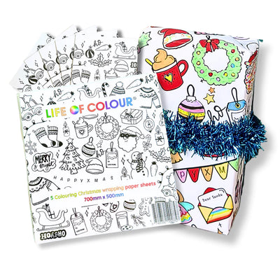 Christmas Wrapping Paper by Life of Colour - Friends of K
