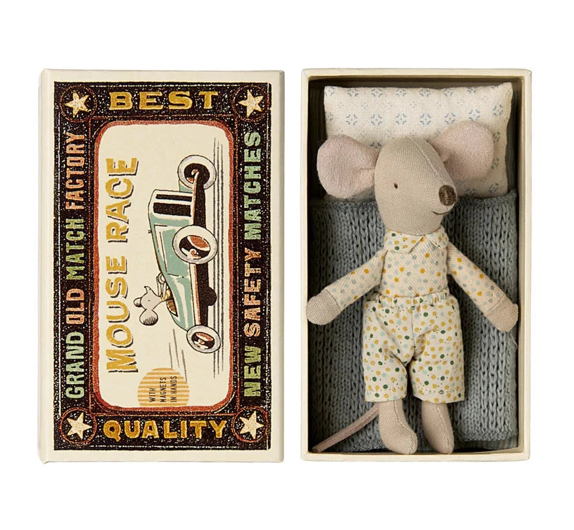 Little Brother Mouse in Matchbox by Maileg - Friends of K