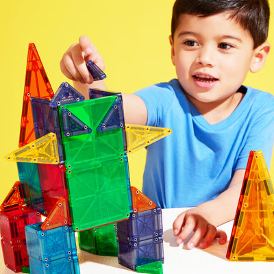 Magna-Tiles | Combo + microMAGS (62 Piece Set) by Magna-Tiles - Friends of K