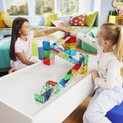 Magna-Tiles | Rail Racers Deluxe Set (90 piece) *PreOrder: Dispatch ETA Early Aug)* by Magna-Tiles - Friends of K