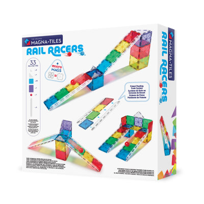 Magna-Tiles | Rail Racers Set (33 piece) *PreOrder: Dispatch ETA Early Aug)* by Magna-Tiles - Friends of K