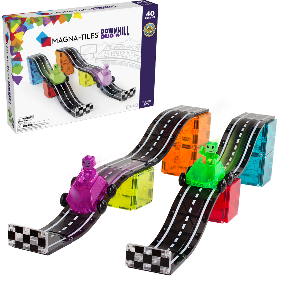 Magna-Tiles | Downhill Duo (40 Piece Set) by Magna-Tiles - Friends of K