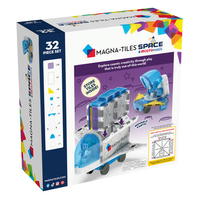 Magna-Tiles | Space + MicroMAGS (32 Piece Set) by Magna-Tiles - Friends of K
