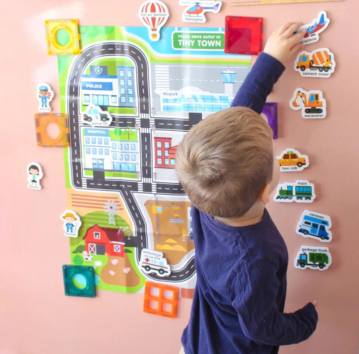 Magnetic Vehicles and Professions by Curious Columbus - Friends of K