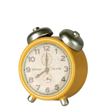 Alarm Clock Mouse Yellow by Maileg - Friends of K