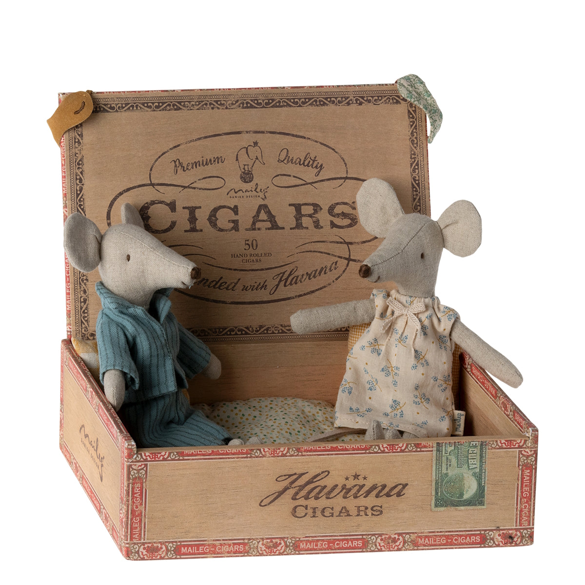 Mum and Dad Mice in Box by Maileg - Friends of K