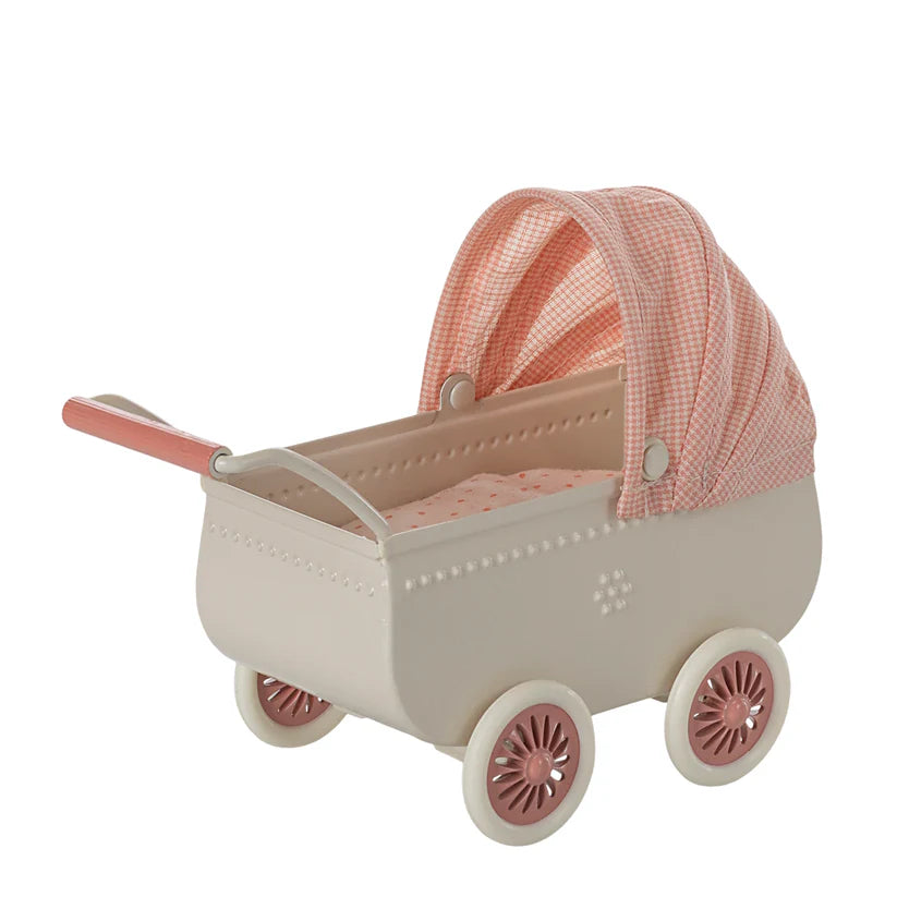 Pram Mouse Coral by Maileg - Friends of K