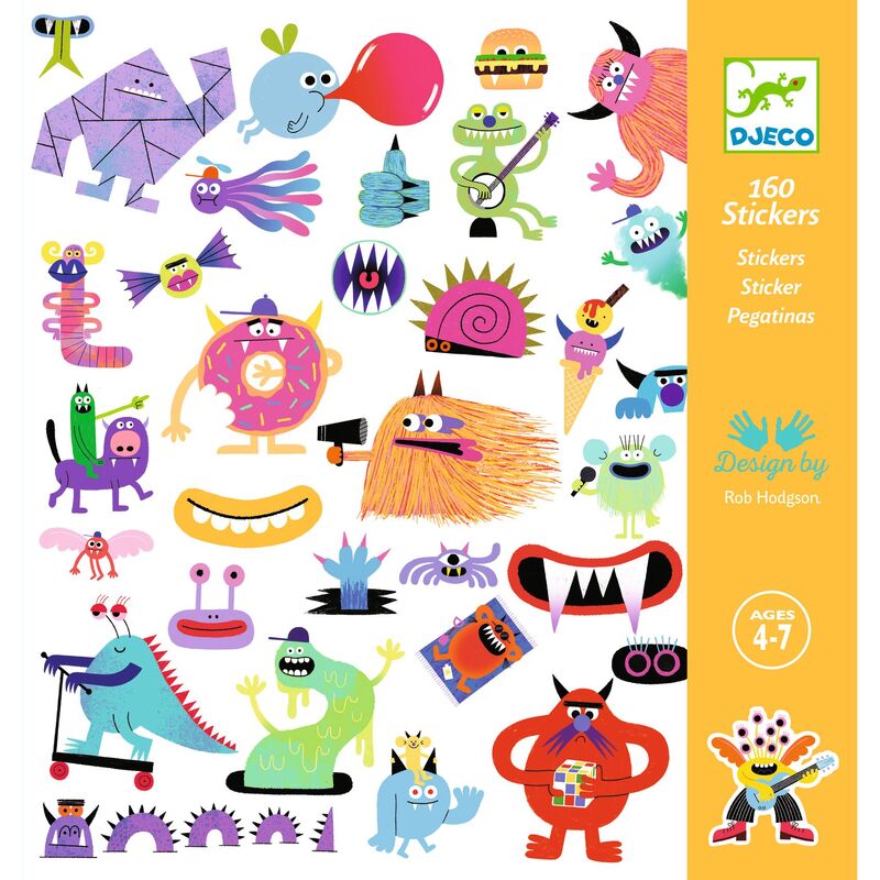 Monster Stickers by Djeco - Friends of K