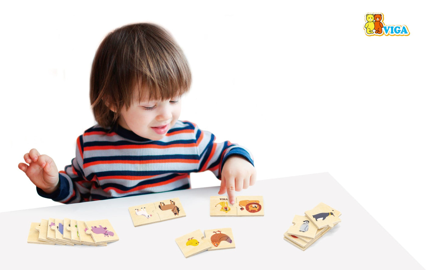 Mum & Baby Puzzle Set (24 pc) by Viga Toys - Friends of K