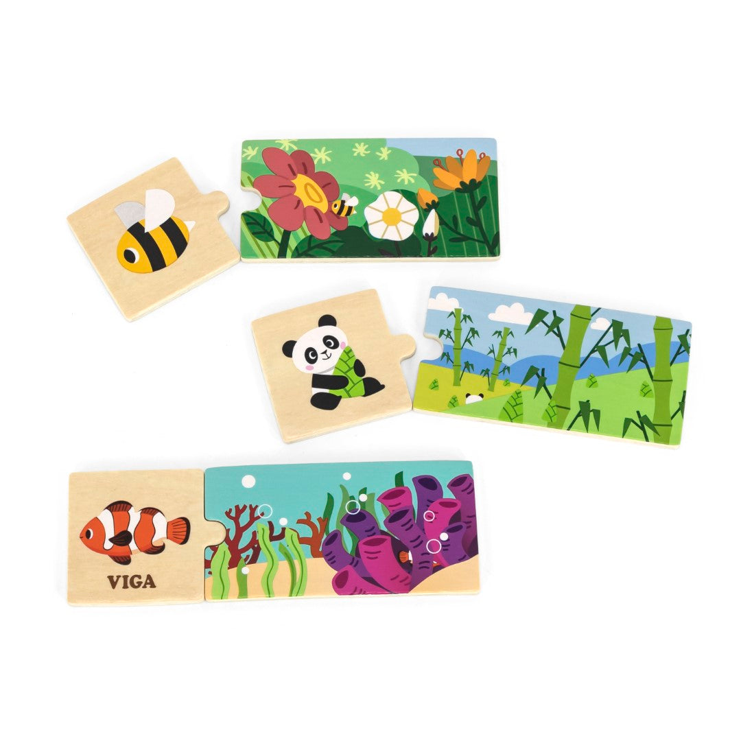 My Home Puzzle Set (24 pc) by Viga Toys - Friends of K