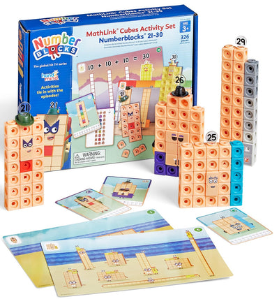 Numberblocks | MathLink Cubes 21-30 Activity Set by Numberblocks - Friends of K