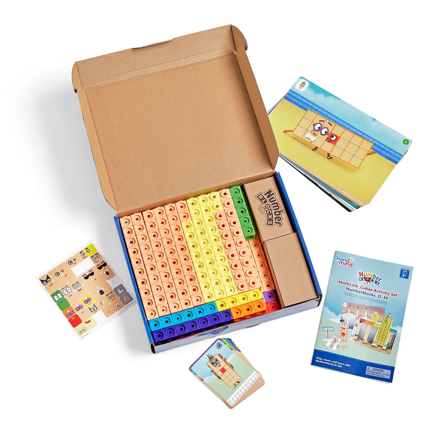 Numberblocks | MathLink Cubes 21-30 Activity Set by Numberblocks - Friends of K