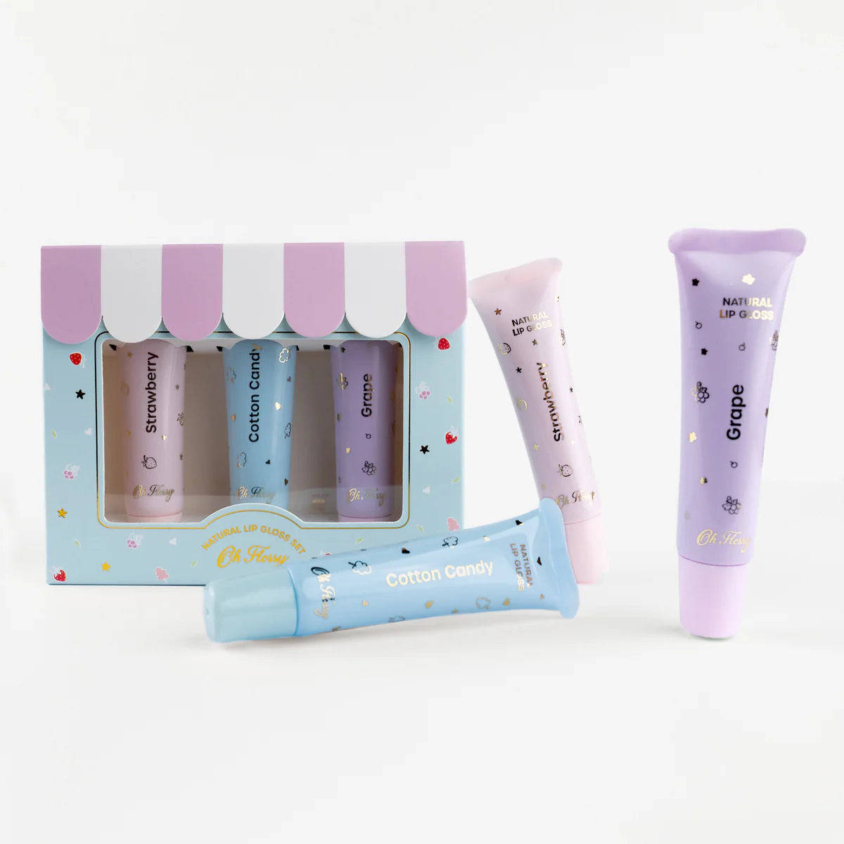 Oh Flossy | Natural Lip Gloss Set by Oh Flossy - Friends of K